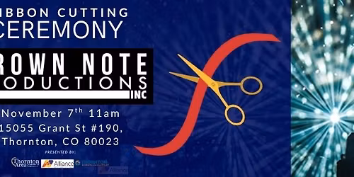 Ribbon Cutting: Brown Note Productions Inc