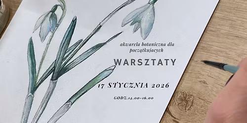 Akwarela botaniczna dla pocz\u0105tkuj\u0105cych\/warsztaty\/ ro\u015bliny zimowe