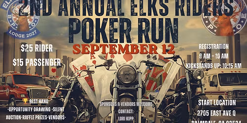 2nd Annual Poker Run 