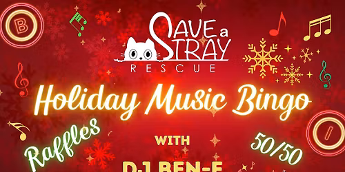 Save A Stray Rescue Music Bingo with DJ Ben-e