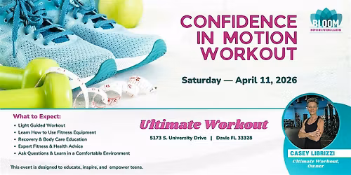 Confidence in Motion Fitness Event