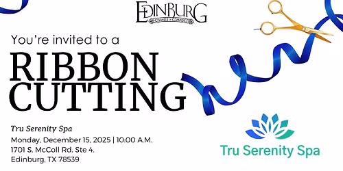 Ribbon Cutting In Honor of Tru Serenity Spa