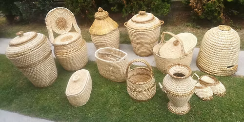 Warsztat plecionkarski - wyroby ze s\u0142omy