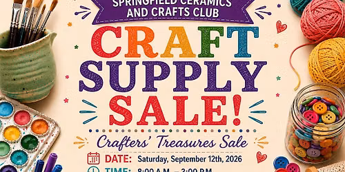 Crafters Treasurers Sale 2026