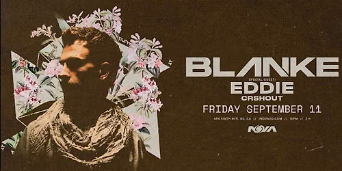 Guestlist for Nova: Blanke