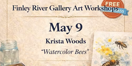 Watercolor Bees