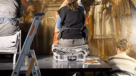 S\u00e6rrundvisning i Kunstkonserveringen