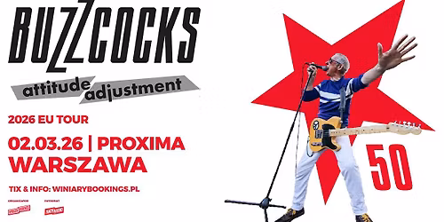 BUZZCOCKS \/ 02.03.26 \/ Proxima, Warszawa