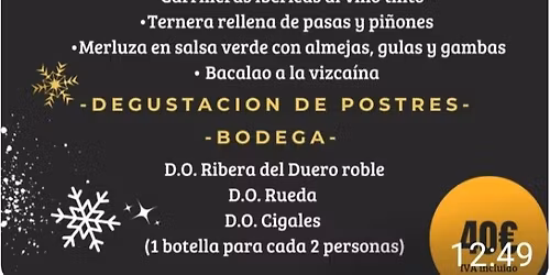 Cena de Navidad ( Taberna Pucelana)