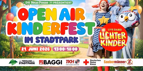 OPEN AIR KINDERFEST IM STADTPARK!
