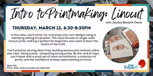 Intro to Printmaking: Linocut