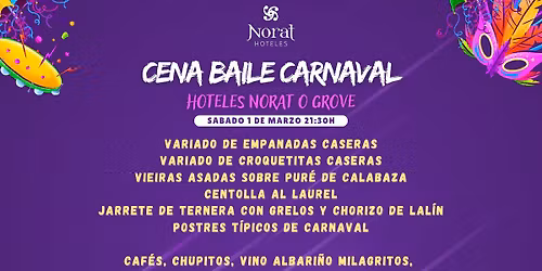 Cena Baile de disfraces con barra libre en O Grove