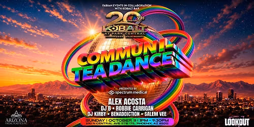 Communi-TEA Dance Block Party \u2022 Celebrating 20 Years of Kobalt Bar