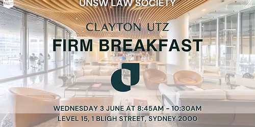 Clayton Utz Firm Breakfast