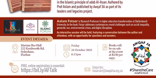 Durban Book Launch - Prof. Aslam Fataar