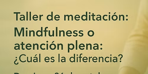 Taller de meditaci\u00f3n