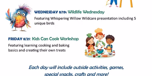 Summer Fun Workshops - Registration Closed!