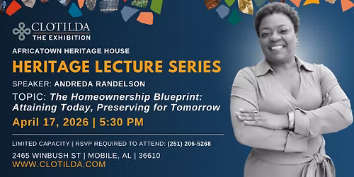 Heritage Lecture Series feat. Andreda Randelson: The Homeownership Blueprint