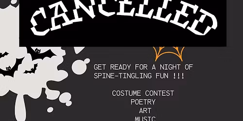 Spooky Vibes Art and Poetry Night