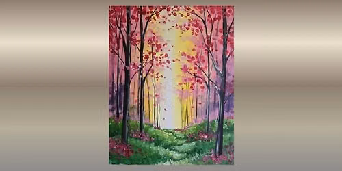 \ud83c\udf38\u2728 Paint and Sip: Blossom Glow \ud83c\udfa8\ud83c\udf19