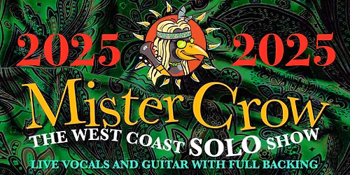 Mister Crow at the Red Lion Earl Shilton 8.30pm