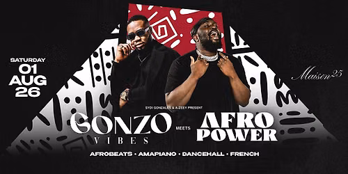GONZO VIBES x AFRO POWER - Z\u00dcRICH
