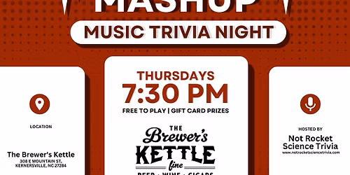 Music Mashup Trivia & Dinner w\/ El Taco Vaquero!