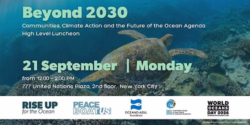 Beyond 2030 : Communities, Climate Action & the Future of the Ocean Agenda