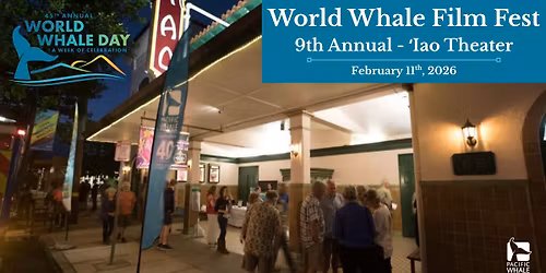 9th Annual World Whale Film Festival