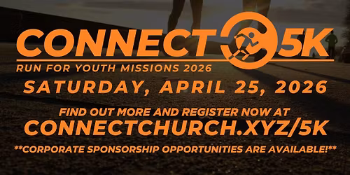 Connect 5K Run for Youth Missions 2026
