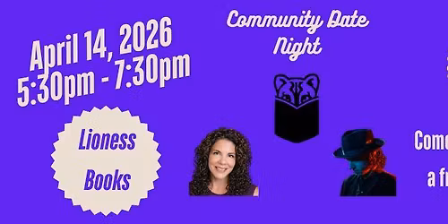 June Community Date Night at Lioness Books