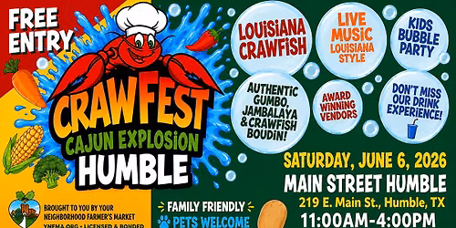 \ud83e\udd9eCITY OF HUMBLE- CRAWFEST CAJUN EXPLOSION