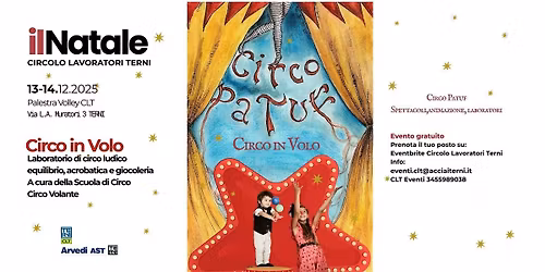 CIRCO IN VOLO  LABORATORIO DI CIRCO LUDICO