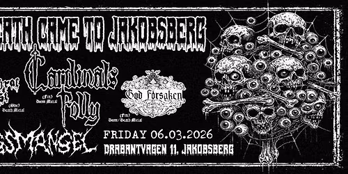 Cardinals Folly + God Forsaken + Sepulchral Frost Live @Klubb Fredagsmangel 