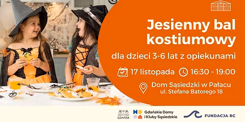 Jesienny bal kostiumowy dla dzieci