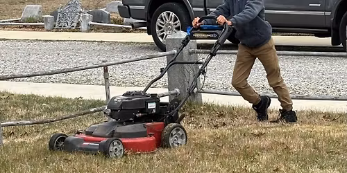 Cleanup at the Cemeteries for Great Brookhaven Cleanup day!