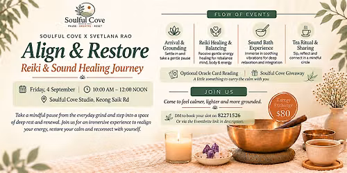 Align & Restore: Reiki and Sound Healing Journey