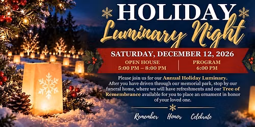 Holiday Luminary Night 