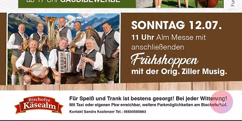Almfest auf der Bischofer K\u00e4sealm Alpbach