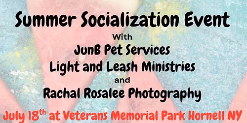 Summer Socialization Event Hosted by JunB Pet Services