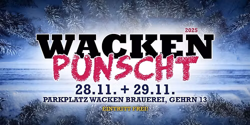 WACKEN PUNSCHT – Der Weihnachtstreff in Wacken! 🍺❄️