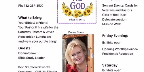 LWML NJ District Convention