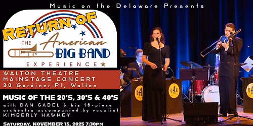 American Big Band Experience featuring Dan Gabel & Kimberly Hawkey Mainstage Concert