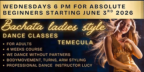 Solo Bachata Ladies style for absolute beginners