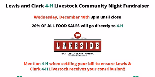 4-H FUNdraiser at Lakeside