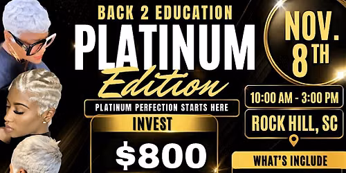 Back 2 Education Platinum Edition