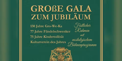 Gro\u00dfe Gala zum Jubil\u00e4um