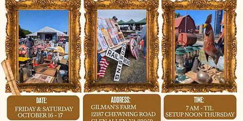 Virginia Pickers & Collectibles 2026 Fall Show
