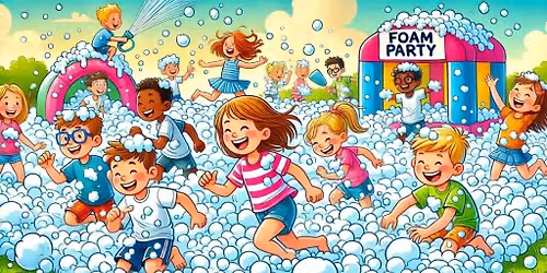 Back to School Foam Party - School starts early so we are having a last hooray with a foam party!