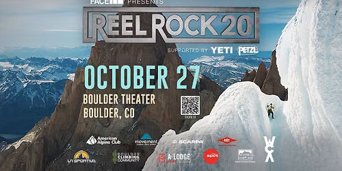The North Face Presents: Reel Rock 20 | October 27 | Boulder Theater